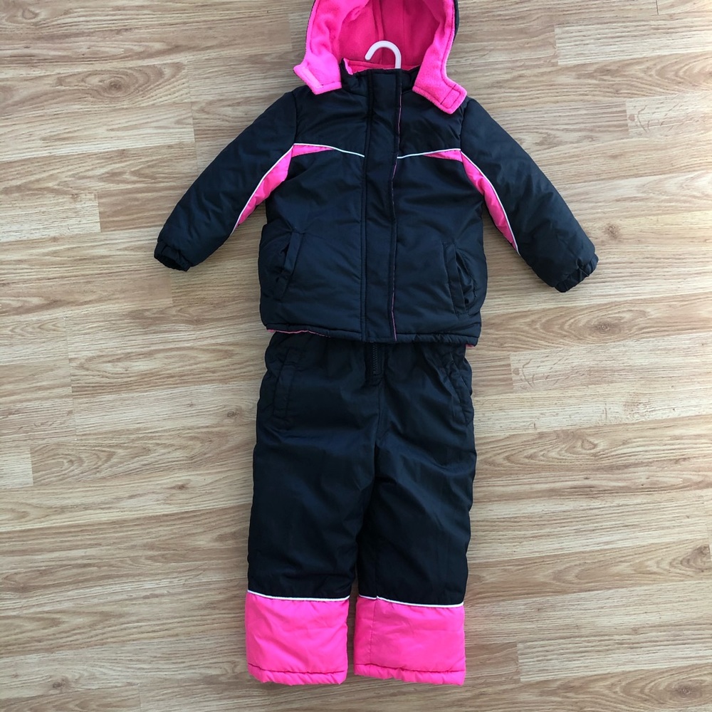 Pink Platinum 2-piece Heavyweight Snowsuit Skisuit
